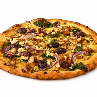 Mediterranean Pesto Pizza