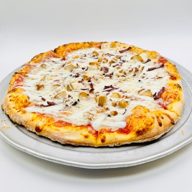 Chicken Bacon Ranch Pizza.